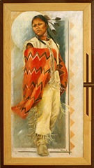 blanket dancer II (framed)